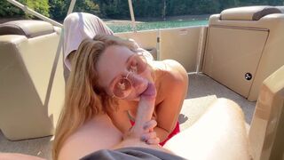 Babe messily double-creampied on a pleasure cruise Spring Break
