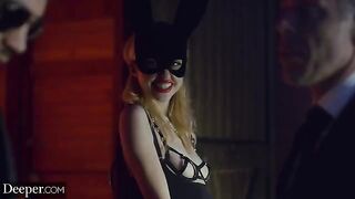 Blonde Chloe Cherry gets her DP fantasy fulfilled in intense style
