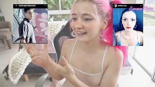 Petite TikTok thot reacts to top Argentinian porn - Emma Fiore