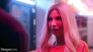Sexual and pretty Kenzie cheats on her husband in public space