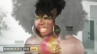 Ebony Mystique shares her skin care routine and gets wild with fans