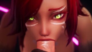Taron has sex with Captain in a steamy anime-themed encounter