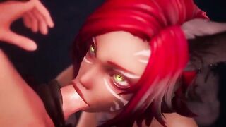 Taron has sex with Captain in a steamy anime-themed encounter